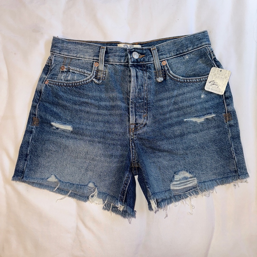 Free People Makai Cutoff Jean Shorts NWT